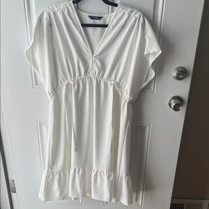 Elegant White Women's Dress